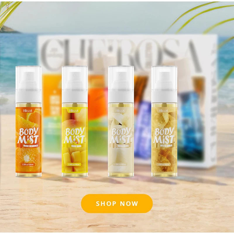 Super Vanilla Body Mist Body Spray 100ml Different Scents Elegant Women's Perfume