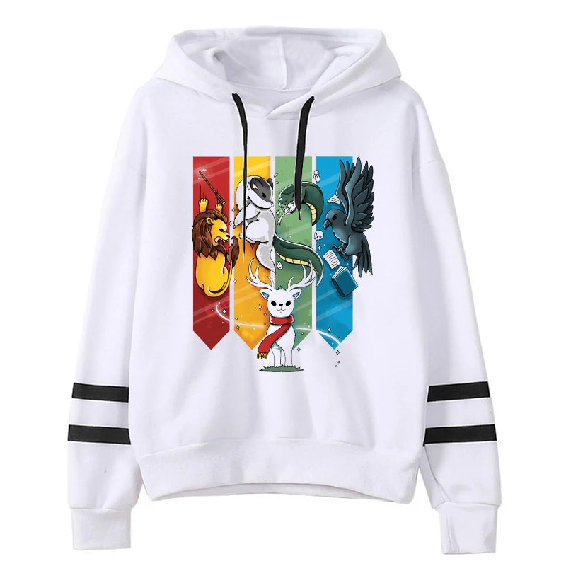 Magic Animal Ladies Hoodies Sweatshirts Long Sleeve