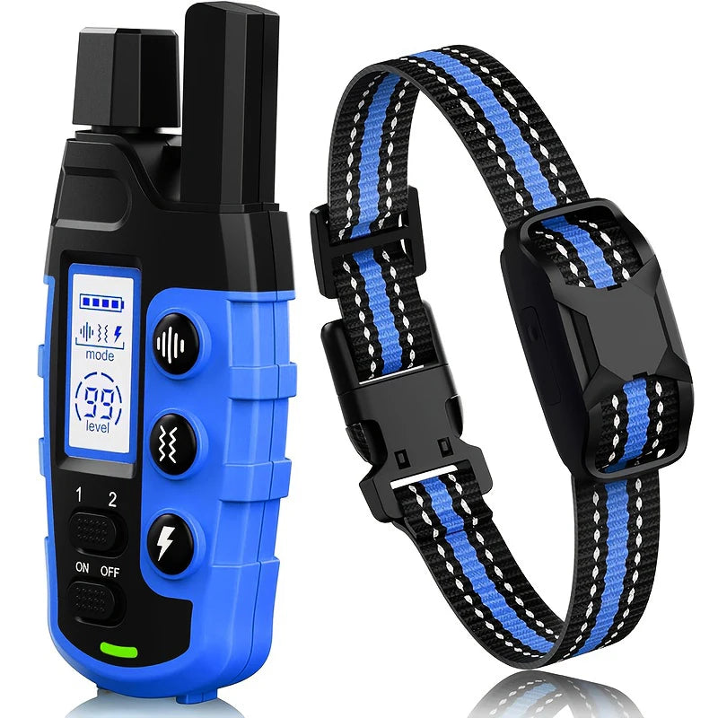 3300Ft Remote Electric Dog Training Collar - Waterproof Behavior Aid with Shock & Vibration