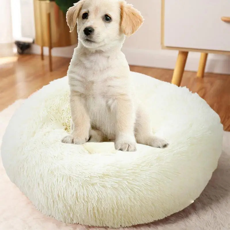 The Confort Therapy USB Heated Calming Donut Pet Bed