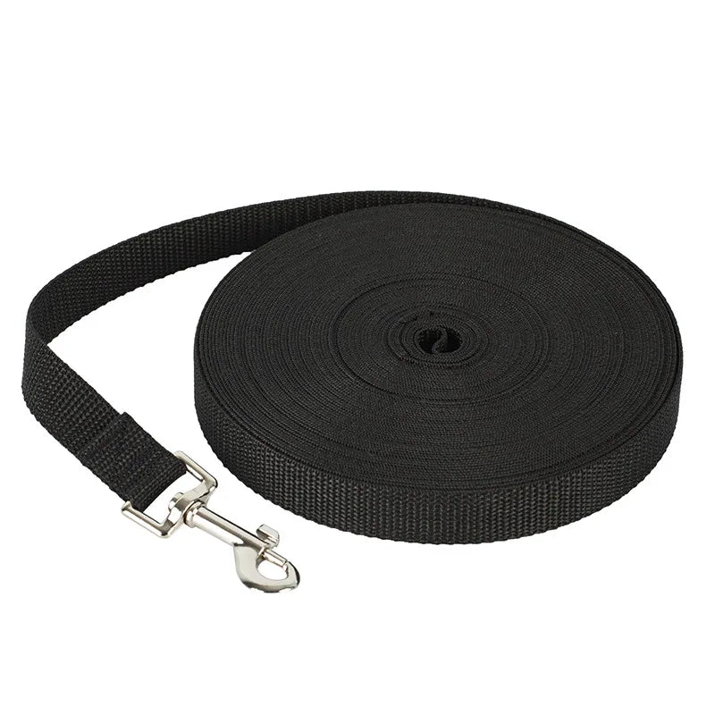 Long Dog Training Leash (1.2M - 30M) - Extended Nylon Tracking Rope