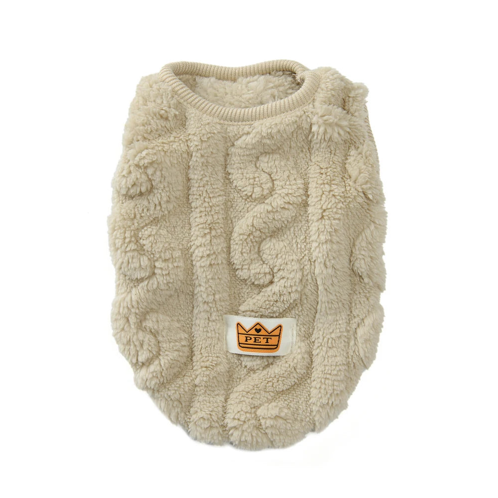 Cute Fleece Cat Sweater – Warm Autumn & Winter Pullover for Cats, Kittens & Small Dogs
