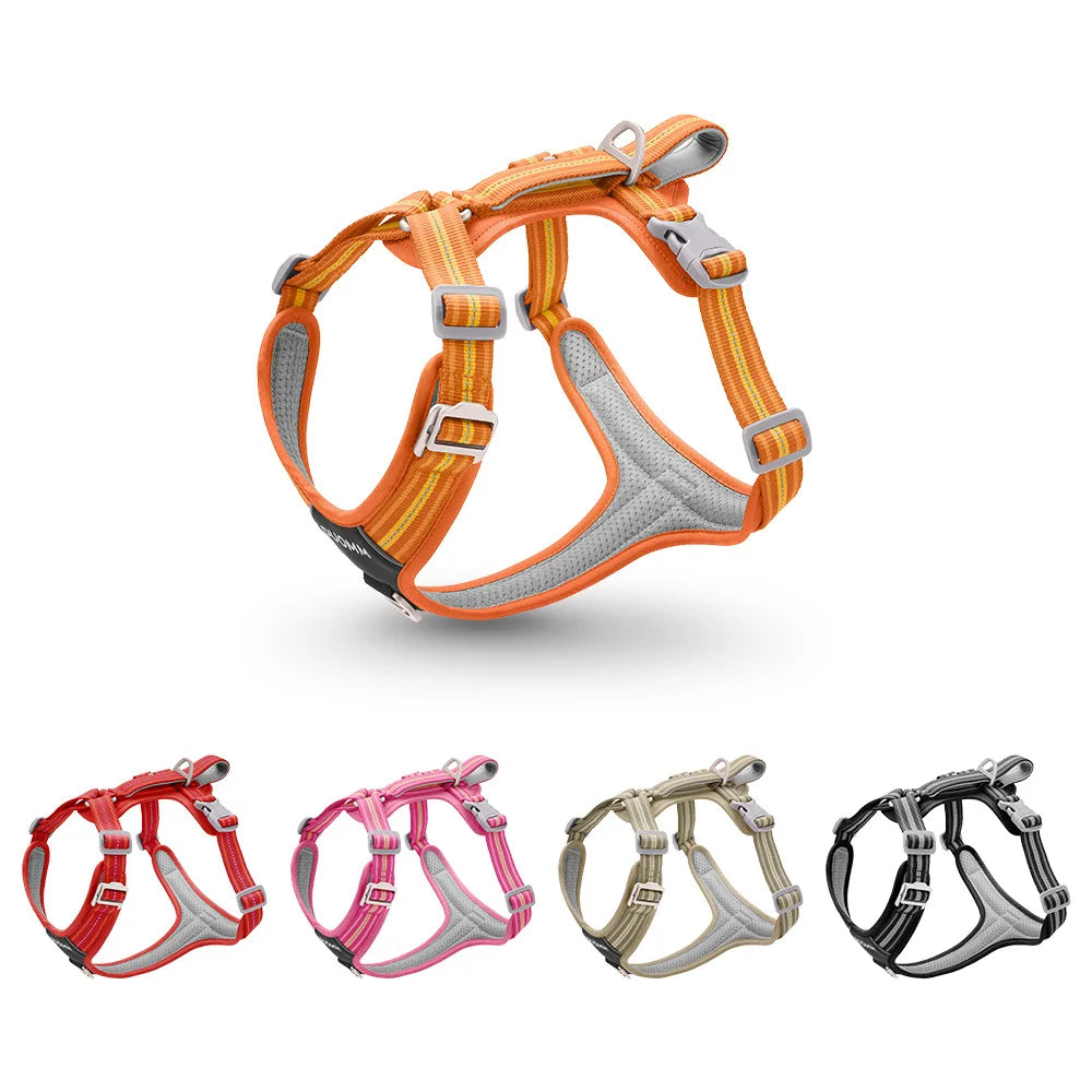 Car Safety Dog Harness: No-Pull, Reflective & Adjustable