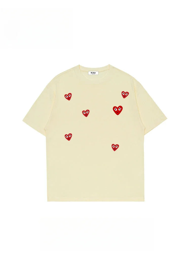 Men’s Short-Sleeved T-Shirt – Loose Casual Printed Summer Top