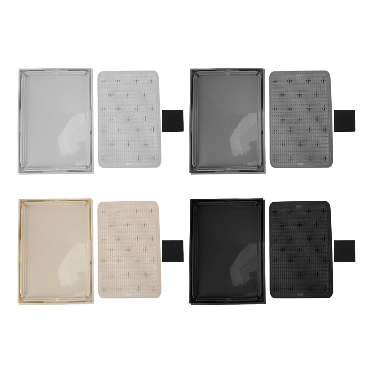 Cat Litter Trapping Mat – Spacious Double-Layer Washable Non-Slip Litter Catcher