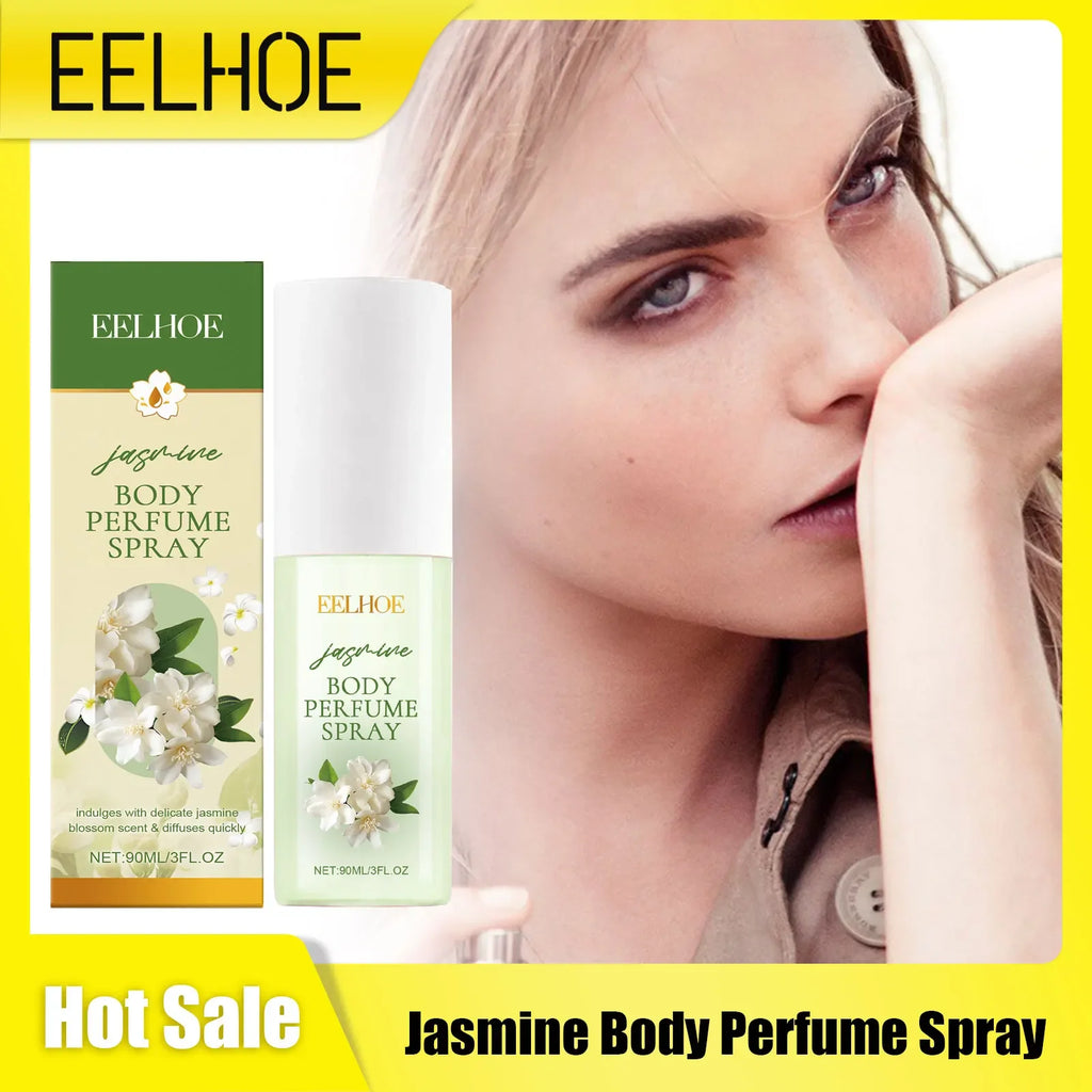 Jasmine Body Perfume Spray Body Mists Light Fragrance Long Lasting Scent Glamour Portable Perfume