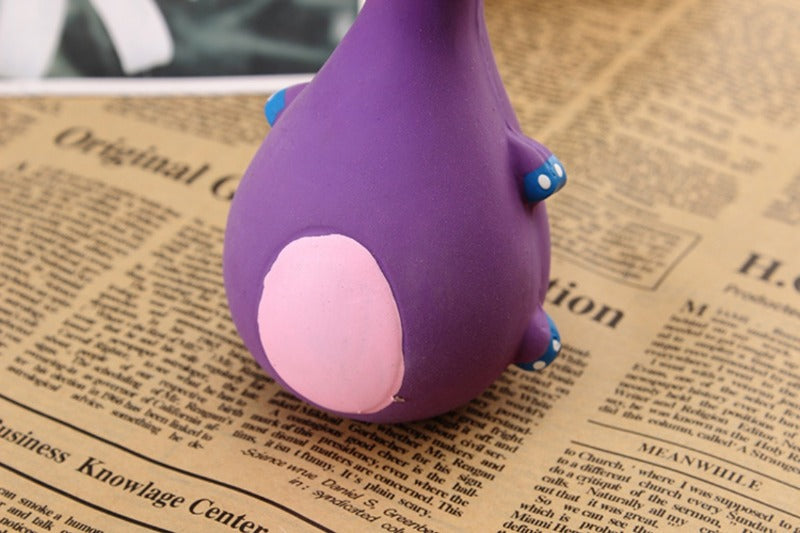 Cartoon Voice Rubber Dog Toy - Tough Molar Cleaner for Teddies & Frenchies