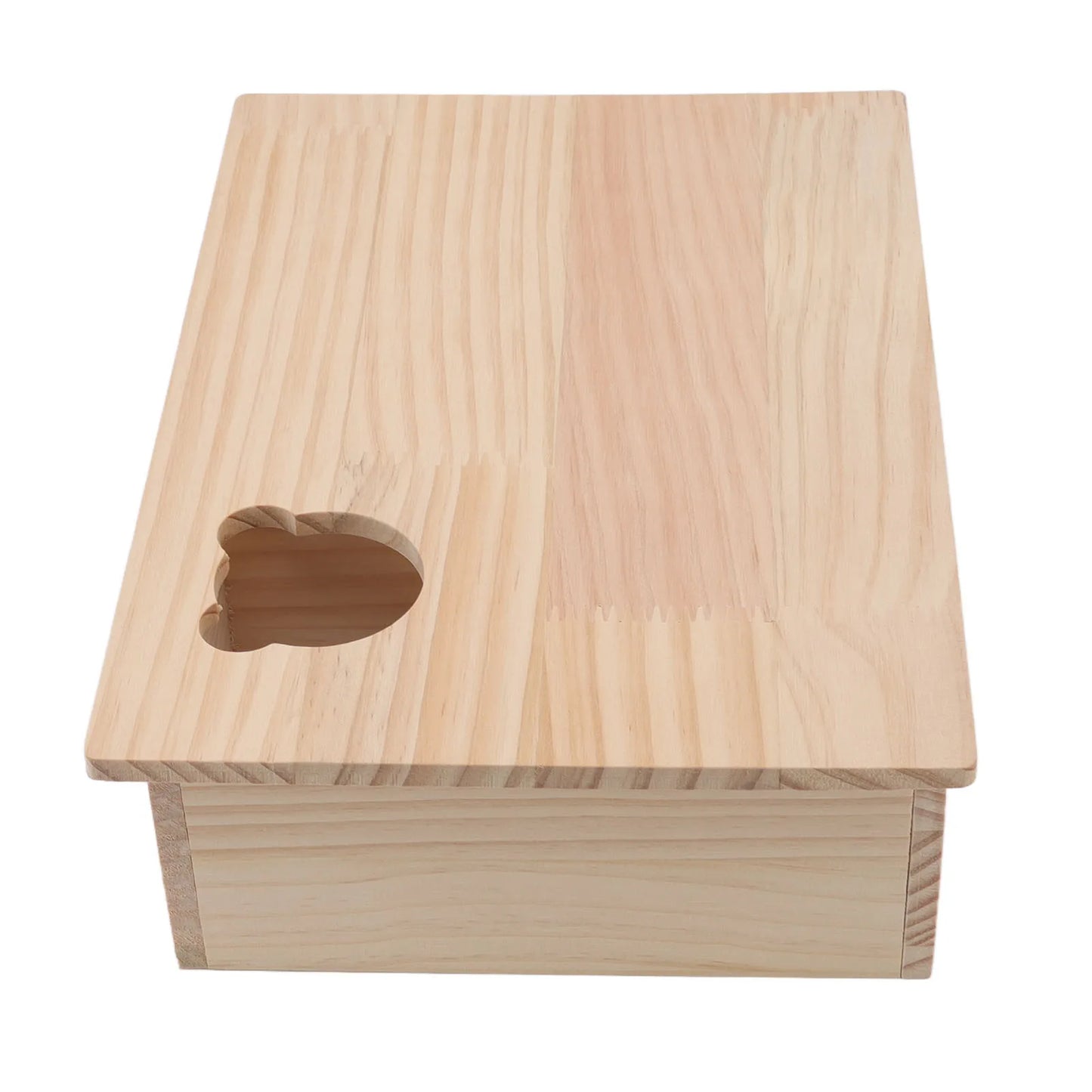 Wooden Hamster House – Multi-Room Log Cabin Hideout for Hamsters, Chinchillas & Small Pets