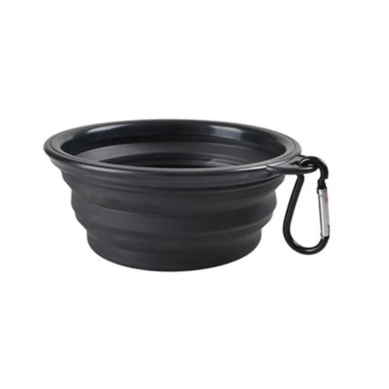 Durable TPR Collapsible Pet Bowl - Portable Travel Food & Water Dish