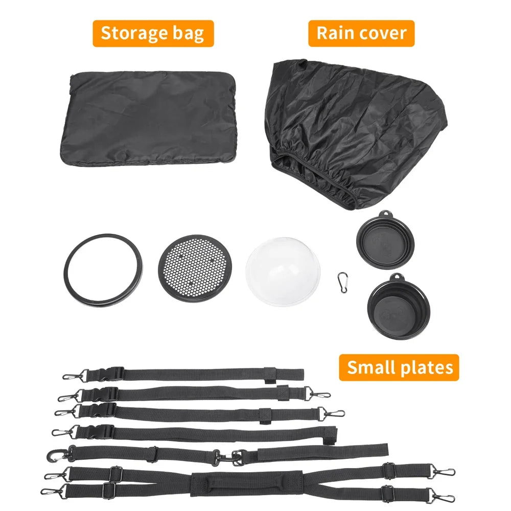 Motorcycle Pet Carrier Bag – Dog & Cat Carrier for Harley Touring, Street Glide, Road King & Trike Models