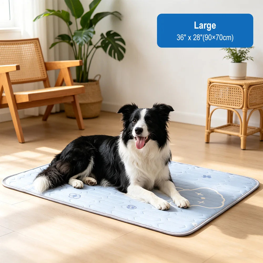 Summer Pet Cooling Mat, Ice Pad Blanket Sofa Cushion