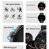 SENBONO V19 Business Men Smart Watch Answer Call Heart Rate Water Proof Sports Fitness Smartwatch Men - PULSE MART