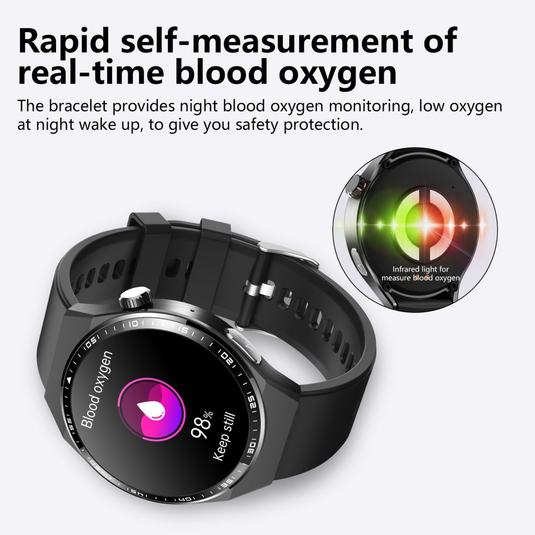 New 1.55-inch Disc Smart Watch Health Tracker Health Manager - PULSE MART