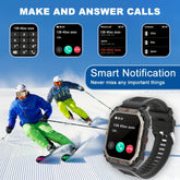 Men S Smart Watch Answer,make Calls, Wireless Calling Sports Smartwatch Fitness Tracker, With Multiple Sport Modes, Step Counter, Alarm, Compatible With IPhone And Android Phones - PULSE MART
