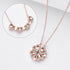 Retro Magnetic Folding Heart Shaped Four Leaf Clover Pendant Necklace Women Love Clavicle Chain Gifts Openable Choker Jewelry - PULSE MART