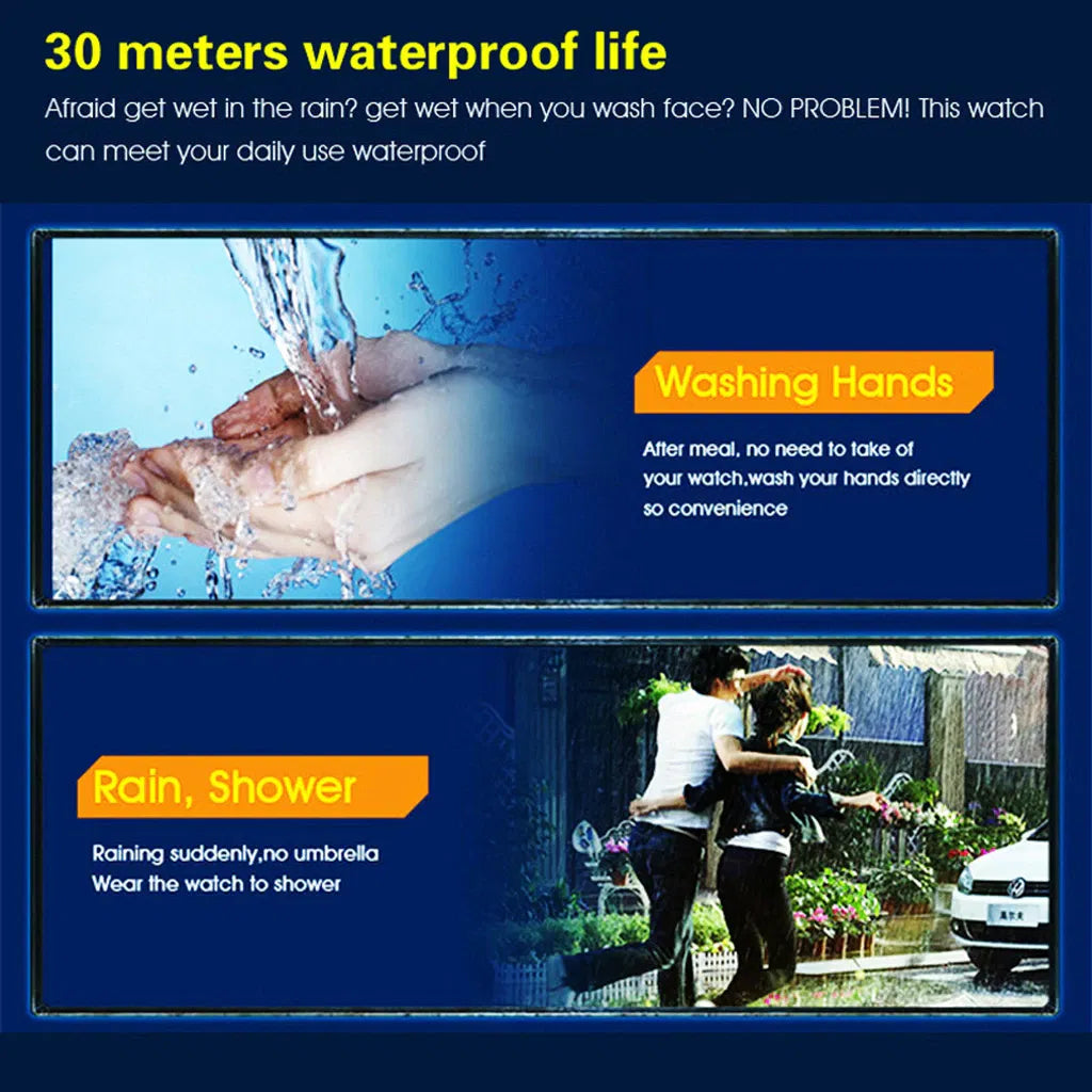 Waterproof Digital Sports Watch Military Tactical LED Backlight Wristwatch Men - PULSE MART