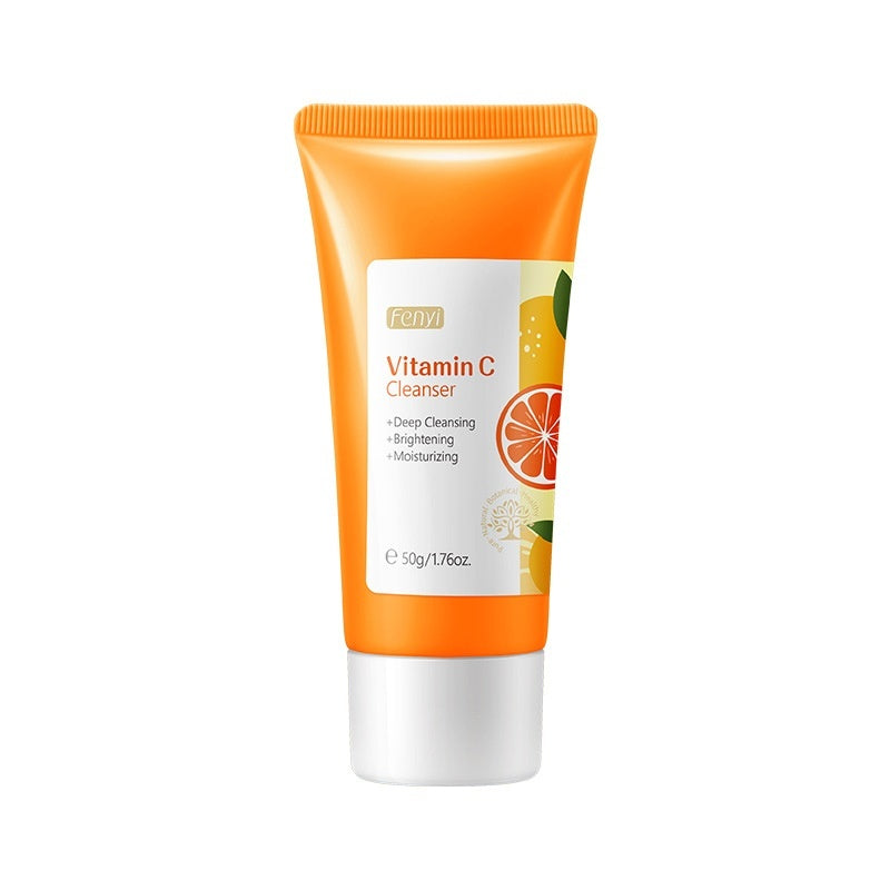 Vitamin C Facial Cleanser 50g Pore Cleansing Moisturizing Facial Cleanser - PULSE MART