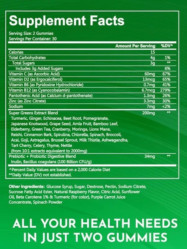 Vegetable Gummies - PULSE MART