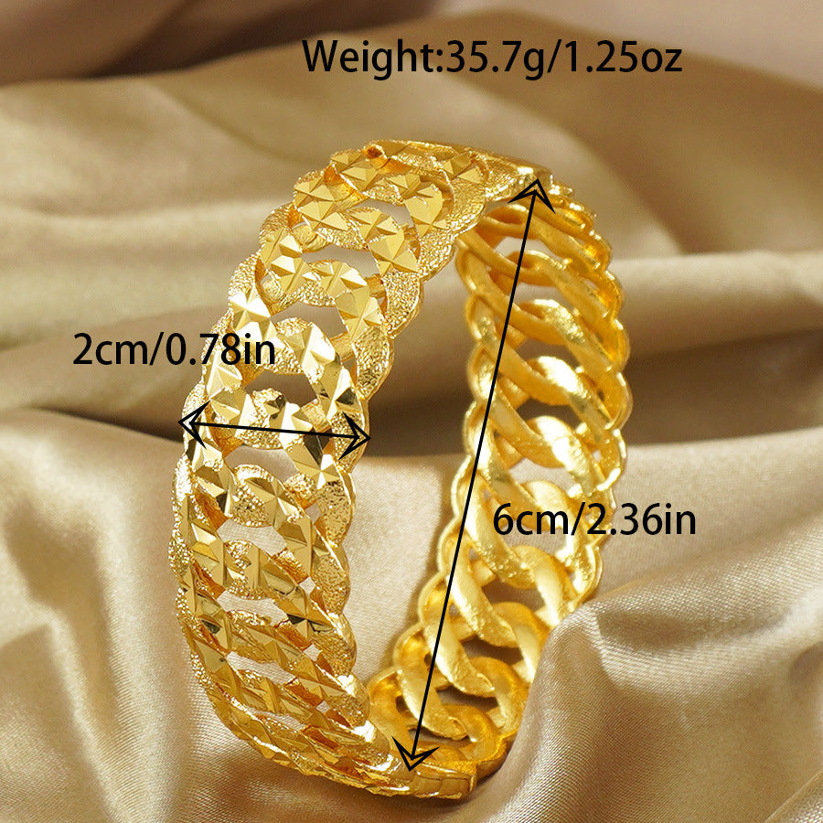 Middle East Retro Open Cuban Bracelet - PULSE MART