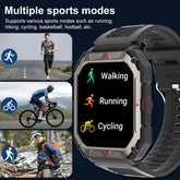 Men S Smart Watch Answer,make Calls, Wireless Calling Sports Smartwatch Fitness Tracker, With Multiple Sport Modes, Step Counter, Alarm, Compatible With IPhone And Android Phones - PULSE MART