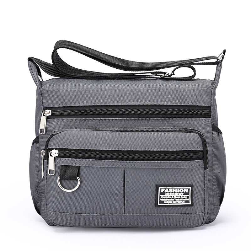 Men's Outdoor Leisure Multi-layer Zipper Messenger Bag - PULSE MART