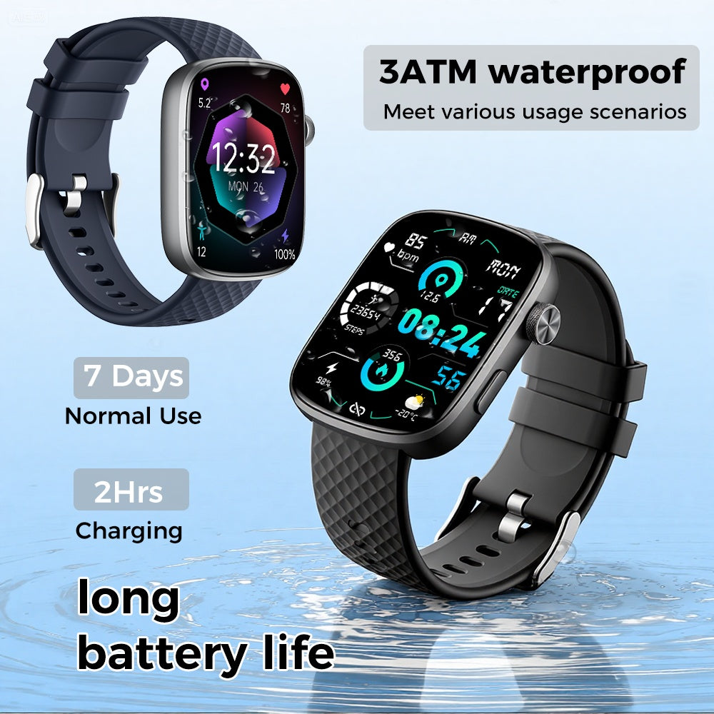 1.95-inch Smartwatch Fitness Tracker With Multiple Exercise Modes - PULSE MART