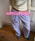 Fashion Y2K Striped Straight Trousers Summer Elastic High Waist Wide Leg Pants For Women - PULSE MART