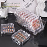 Transparent Manicure Small Wear Nail Box Handmade Nail Storage Box - PULSE MART