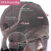 13x4 Lace Frontal Human Hair Wig P4 27 Body Wave Density - PULSE MART
