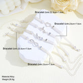 Infinite Diamond 8-word Anklet Creative Retro Alloy Anklet - PULSE MART