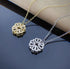 Retro Magnetic Folding Heart Shaped Four Leaf Clover Pendant Necklace Women Love Clavicle Chain Gifts Openable Choker Jewelry - PULSE MART