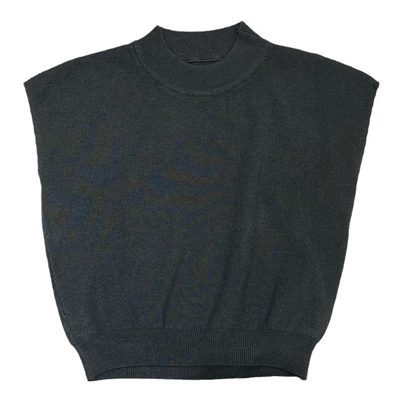 Sleeveless Loose Short Waist Bandage Dress Outer Wear Vest - PULSE MART