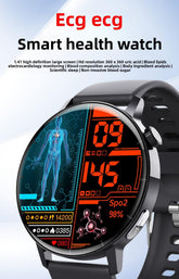 1.41-inch Health Smartwatch Fitness Tracker And Heart Rate-blood Oxygen-blood Pressure-sleep Monitor - PULSE MART
