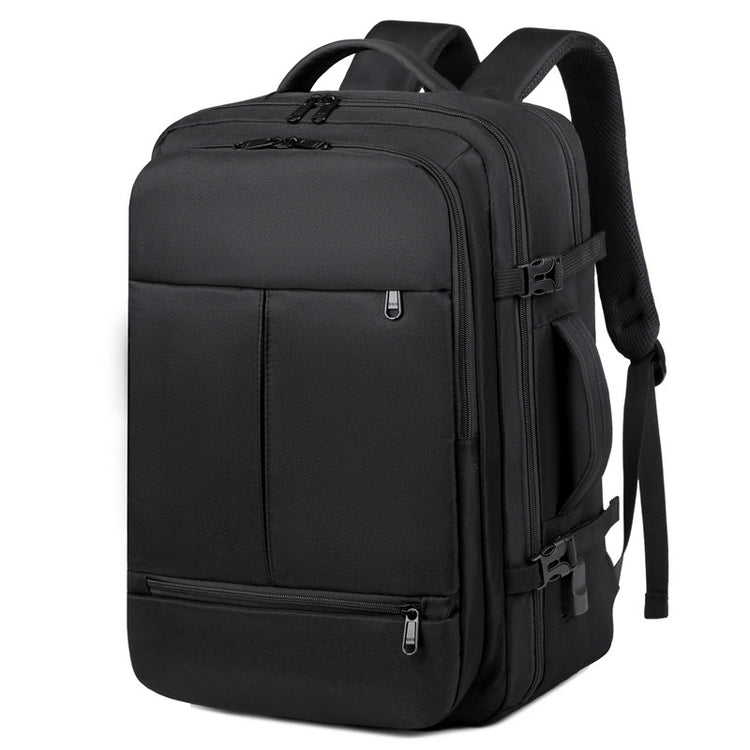 Large Capacity Backpack For Women Men Multiple Pockets And Zippers Versatile Computer Bags Business Travel Backpack - PULSE MART