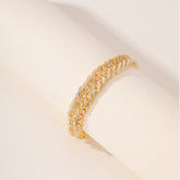An Elegant And High-end Middle Eastern Ramadan Style Metal Engraved Double Woven Dense Chain For Women&