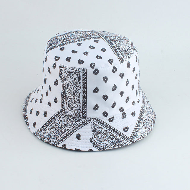 Printed Fisherman Hat Double-sided Can Wear Colorful Triangle Basin Hat - PULSE MART