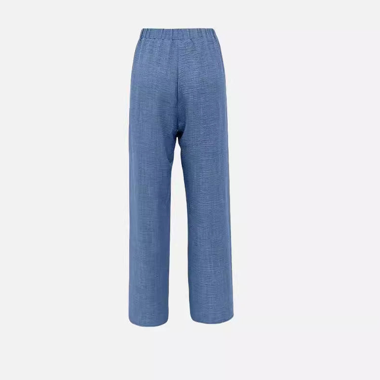 Casual Jeans Like Side Lace Trousers - PULSE MART