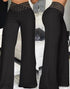 Hollow-out Belt Trousers Micro-flared - PULSE MART