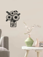 Vintage Sunflower Metal Wall Art - Handcrafted Iron Wall Sculpture - PULSE MART
