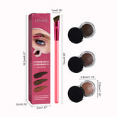 EELHOE Multi-functional Eyebrow Brush Set For Filling, Shaping, And Coloring Smooth Eyebrows Makeup Kit - PULSE MART