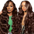 Wig Human Hair Lace Front Wig 13x4 High-Definition Brown Lace Front Wig Human Hair With Aligned Cuticles Vietnam Wig - PULSE MART