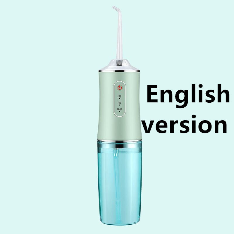 3 Modes Oral Irrigator USB Rechargeable Water Floss Portable Dental Water Flosser Jet 240ml Irrigator Dental Teeth Cleaner - PULSE MART
