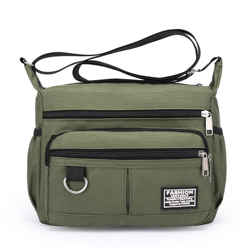 Men's Outdoor Leisure Multi-layer Zipper Messenger Bag - PULSE MART