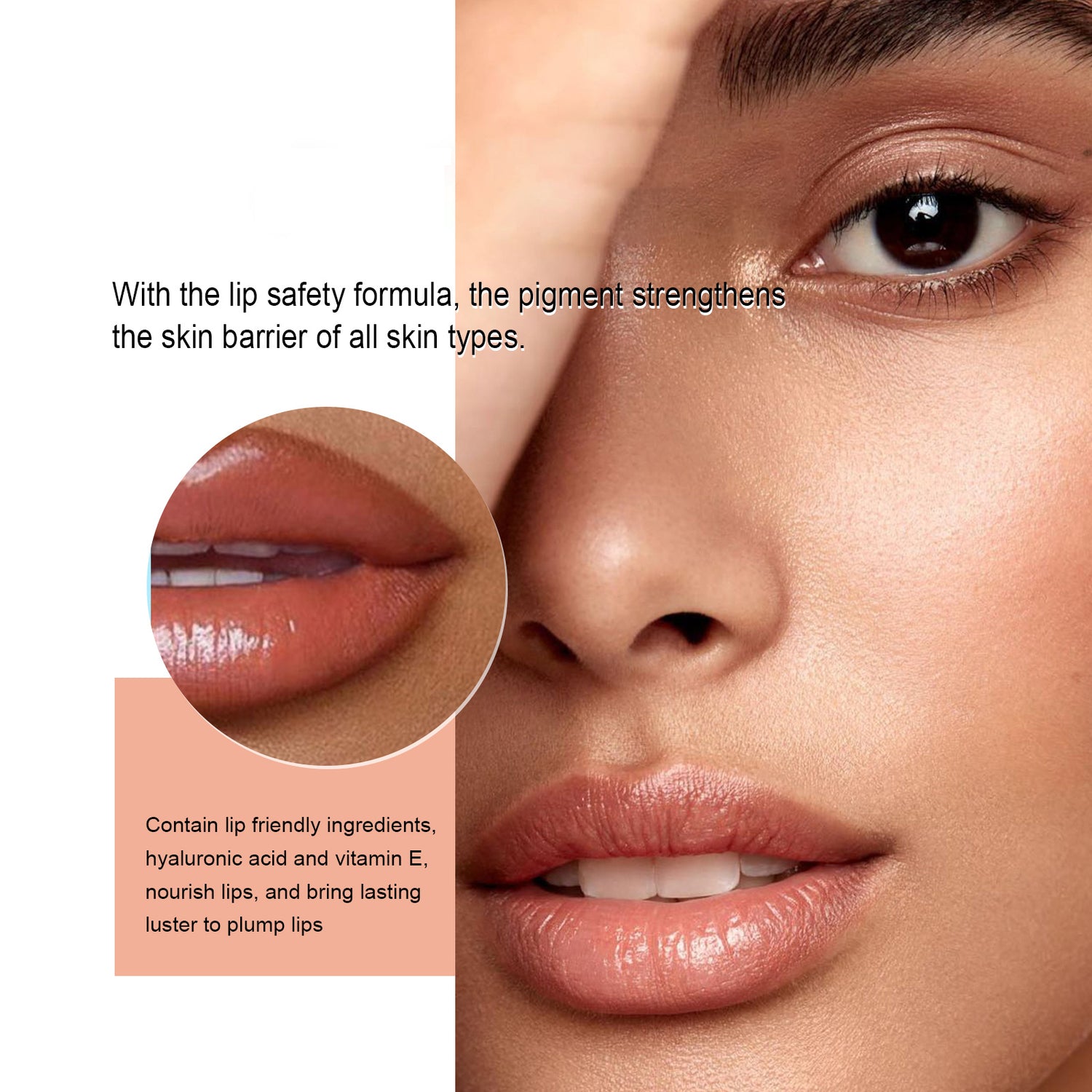 Mineral OilOUHOE Peel Off Lipliner Plump Lip Lines Show Lip Color Without Taking Off Makeup Peel Off Lipliner - PULSE MART