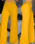 Hollow-out Belt Trousers Micro-flared - PULSE MART